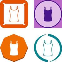 Ladies Vest Icon Design vector