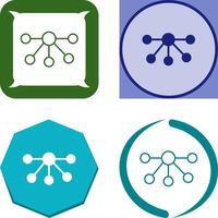 Nodes Icon Design vector