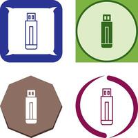 USB Drive Icon Design vector