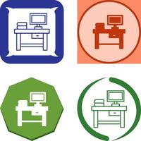 Table Icon Design vector