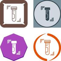 Test Tube Icon Design vector