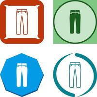 Trousers Icon Design vector