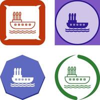 Steamboat Icon Design vector