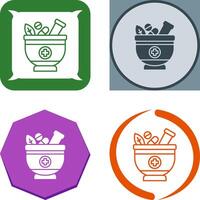 Herb Icon Design vector