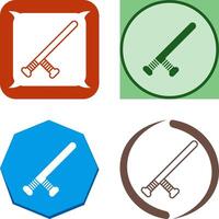 Baton Icon Design vector