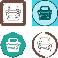 Toolbox Icon Design vector