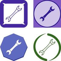 Spanner Icon Design vector