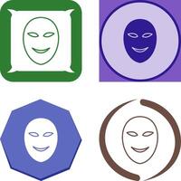 Ancient Face Mask Icon Design vector