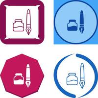 Ink and Pen Icon Design vector