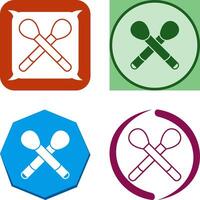 Brushes Icon Design vector