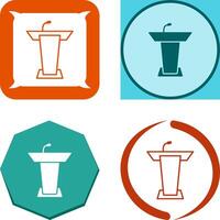 Podium Icon Design vector