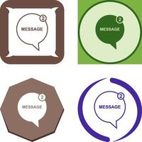 Message Bubbles Icon Design vector