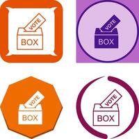 Giing Vote Icon Design vector
