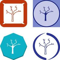 Tree with no Leaves Icon Design vector