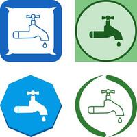 Water Tap Icon Design vector