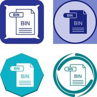 BIN Icon Design vector