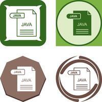 Java Icon Design vector