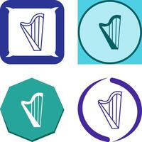 Harp Icon Design vector