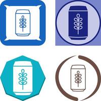 Beer Can Icon Design vector