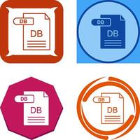 DB Icon Design vector