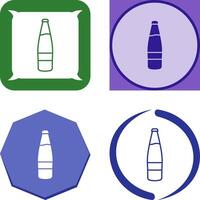 Beer Bottle Icon Design vector