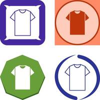 Plain T Shirt Icon Design vector