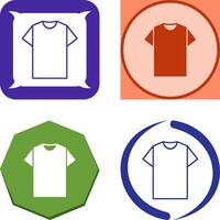 Plain T Shirt Icon Design vector