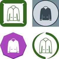 Men's Jacket Icon Design vector