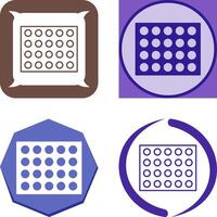 Colored Palette Icon Design vector