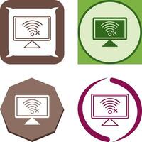 Disconnected Network Icon Design vector