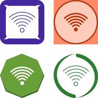 Signal on User Icon Design vector