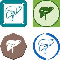 Liver Icon Design vector