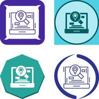 Find Location Icon Design vector