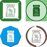 Discount Voucher Icon Design vector