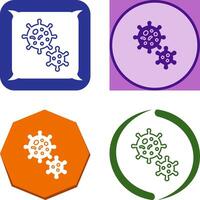 Virus Icon Design vector