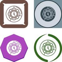 Time Management Icon Design vector