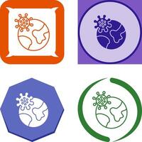 Pandemic Icon Design vector