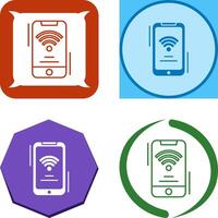 Wifi Signal Icon Design vector