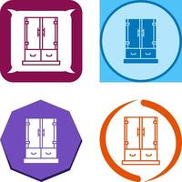 Cabinet Drawer Icon Design vector