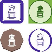 Chair Icon Design vector