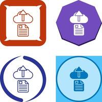 Upload Icon Design vector