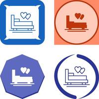 Honeymoon Icon Design vector