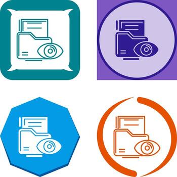 Data Visualization Icon Design vector