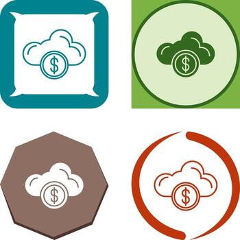 Cloude Icon Design vector
