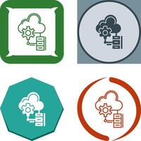 Big Data Icon Design vector