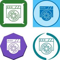 Setting Icon Design vector