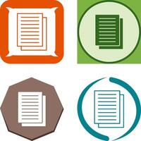 Document Icon Design vector