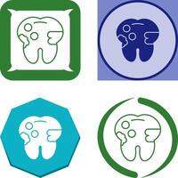 caries icono diseño vector