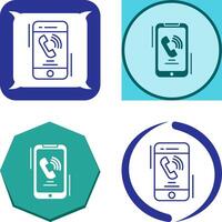 Incoming Call Icon Design vector