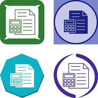 Calculator Icon Design vector